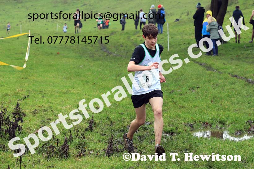 Boys under-15s 2023 NECAA Cross Country Relays, Thornley Hall Farm, Peterlee, County Durham. Photo: David T. Hewitson/Sports for All Pics